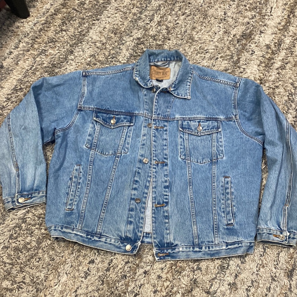 Nuovo county seat jeans wear denim jacket sz XL